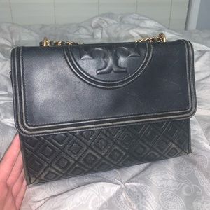 Tory Burch Fleming convertible shoulder bag (can be worn cross body or shoulder)